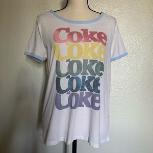 Coca Cola coke rainbow T-shirt